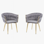 Sitial Queen Poltrona| Diseño Moderno, Acero 113 kg, Dorado