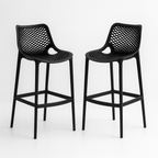 Pack 2 Taburetes Air Berlin | Polipropileno con Protección UV | Ideal para Terrazas