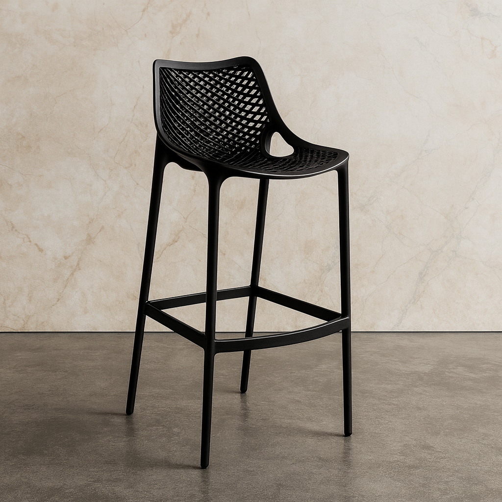 Taburete Air Berlin | Polipropileno con Protección UV | Ideal para Terrazas