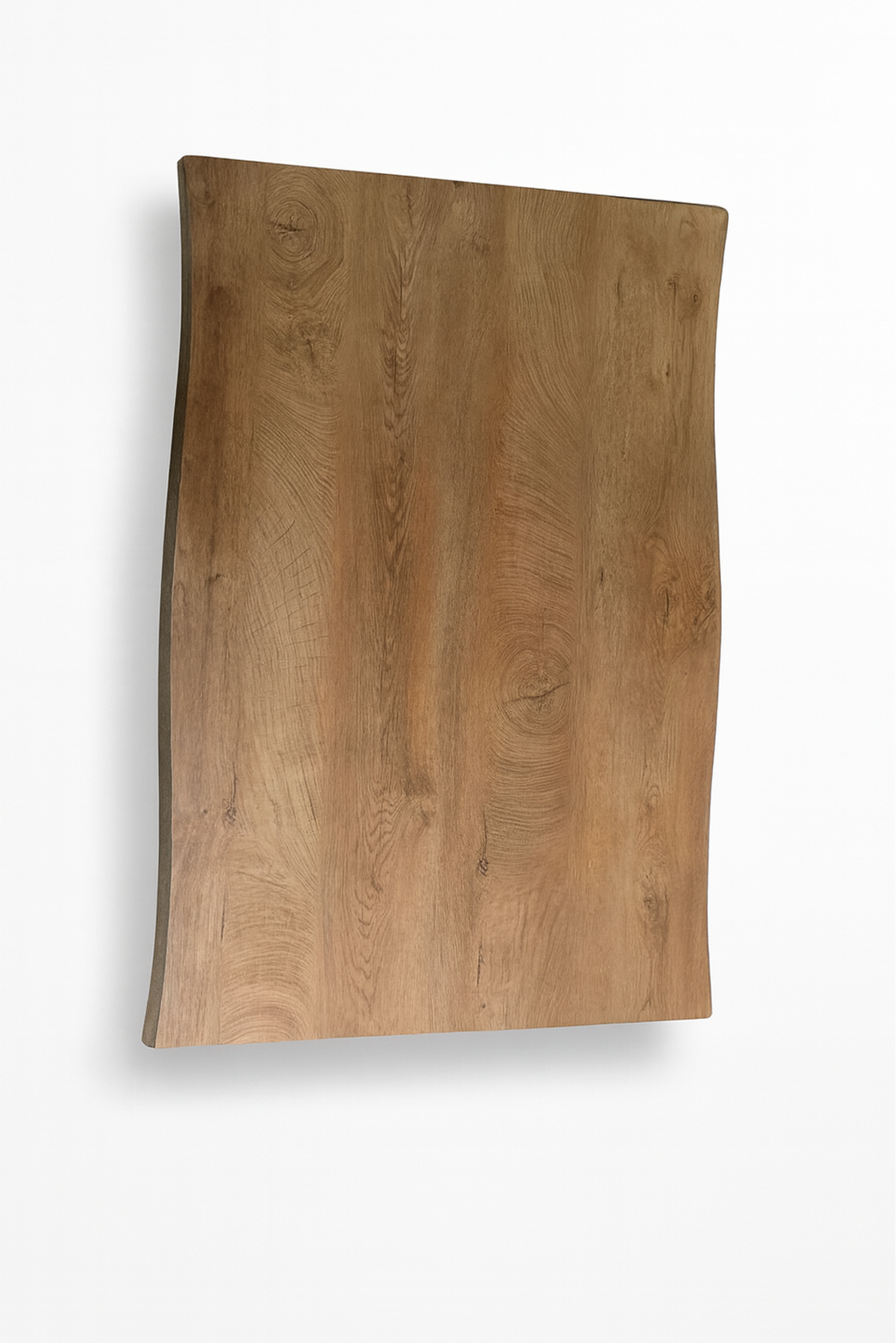 Mesa Aneto | Diseño Orgánico con Cubierta de Madera y Patas Metálicas