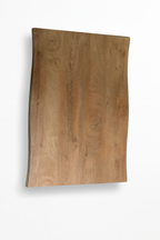 Mesa Aneto | Diseño Orgánico con Cubierta de Madera y Patas Metálicas