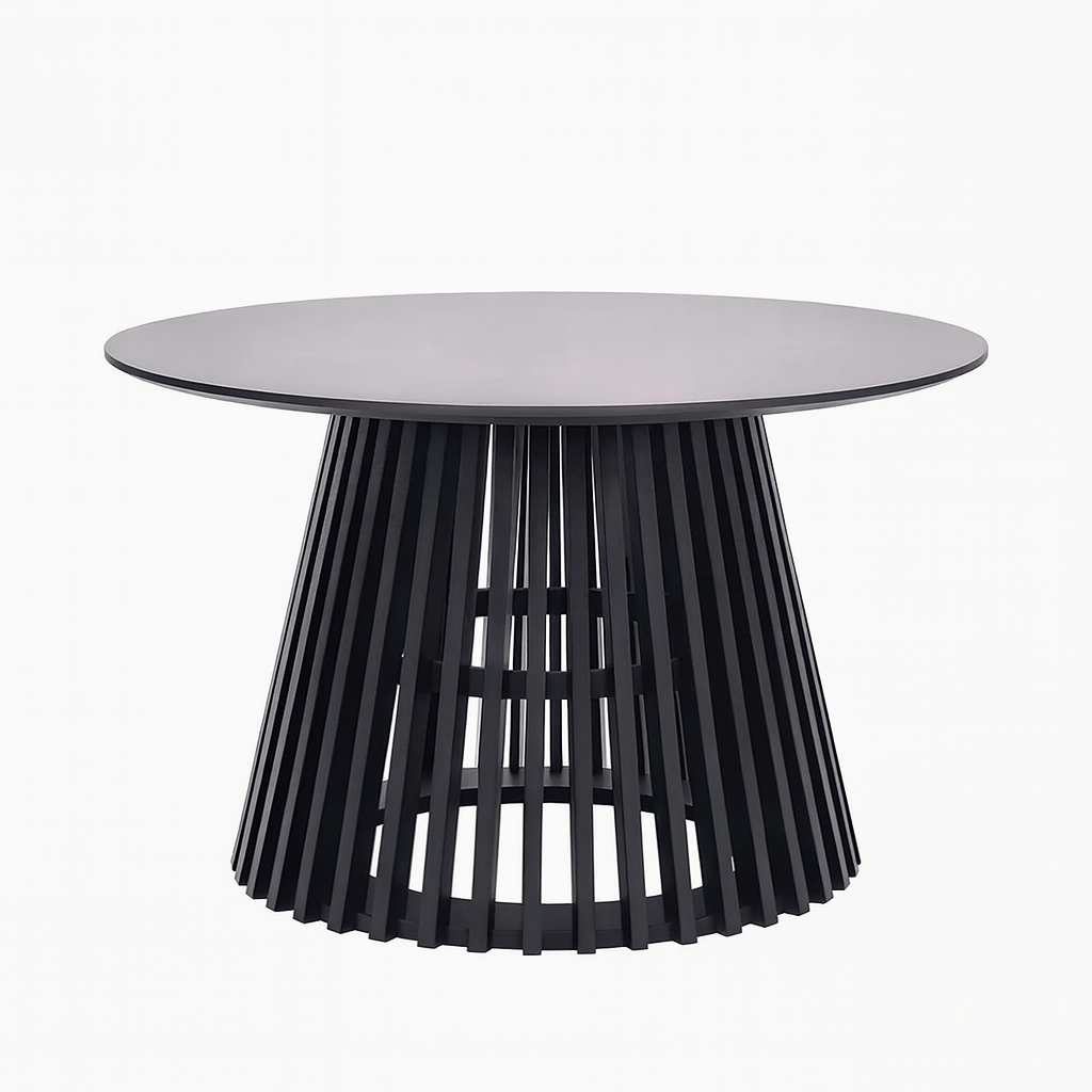 Comedor París Noire | Mesa Redonda Negra & Sillas Thonet Vienna
