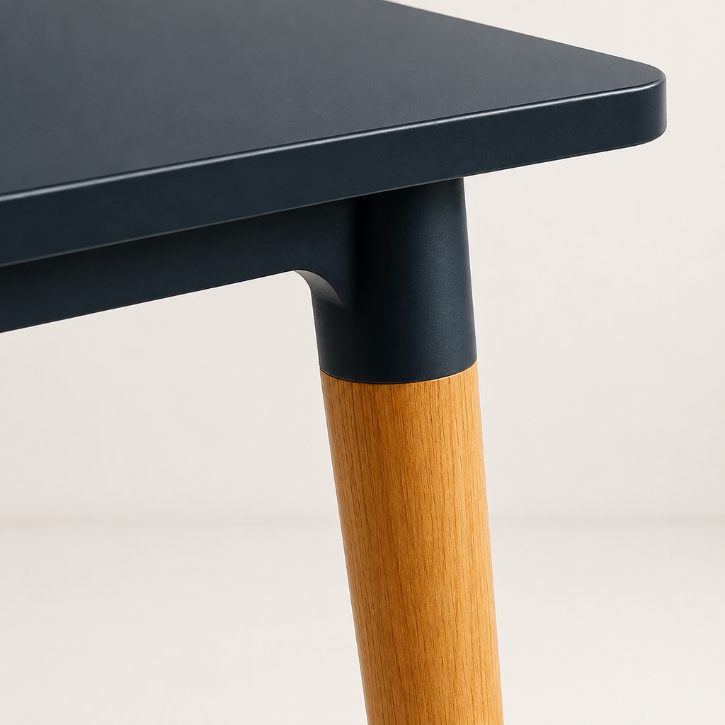 Mesa Eames Rectangular Claisca Negro