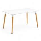 Mesa Eames Rectangular Claisca Blanca