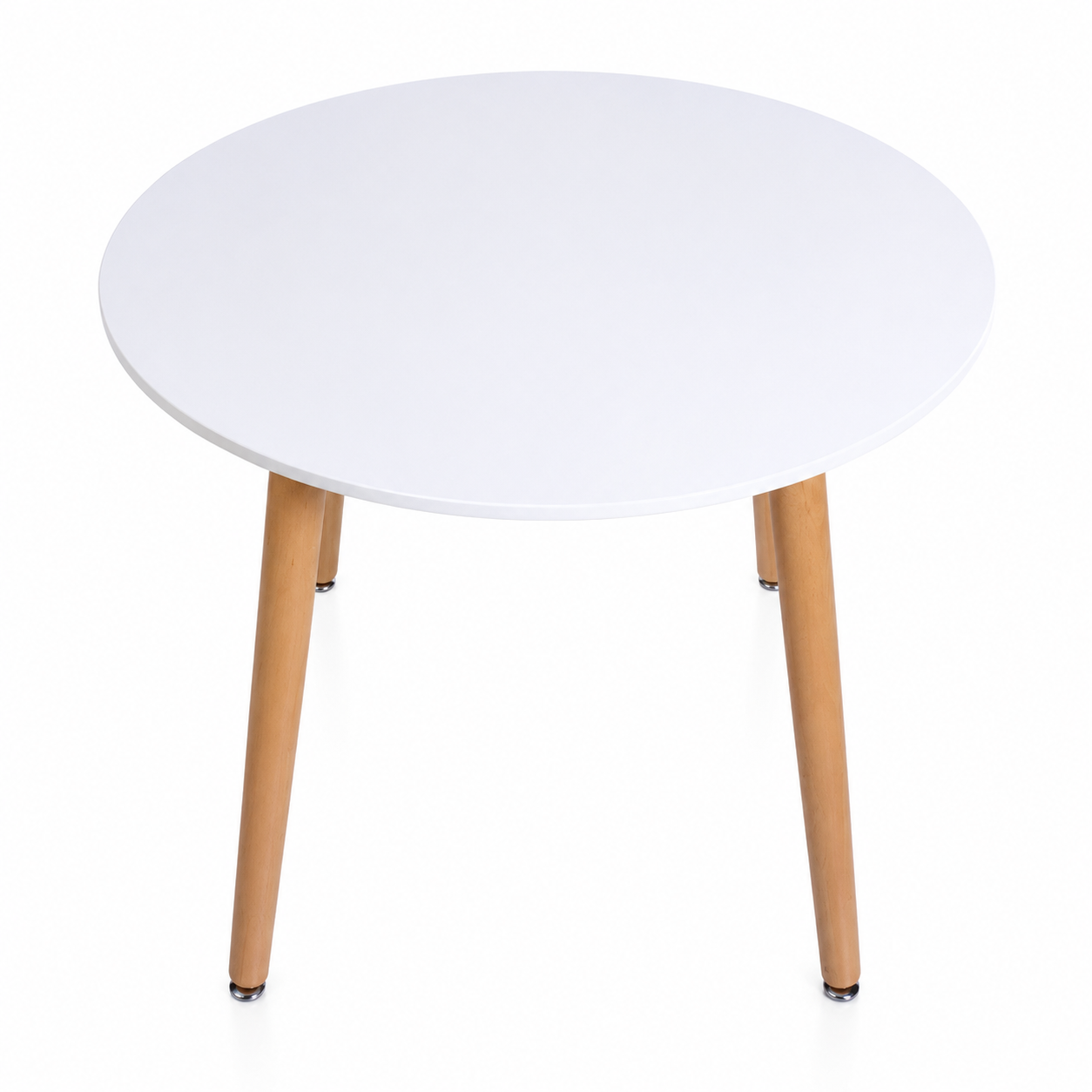 Mesa Eames Redonda Clásica Blanca 100 / 120 cm