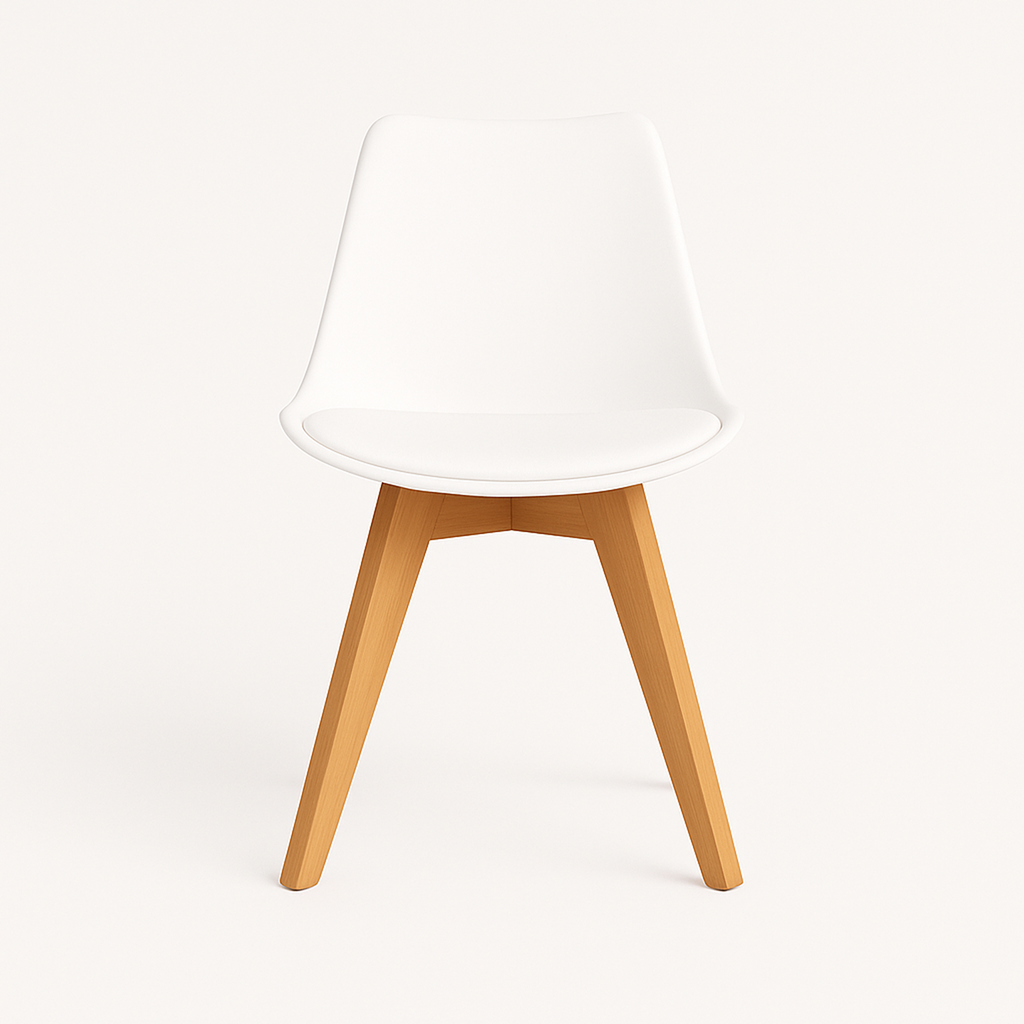 Silla Tulip Blanca| Diseño Moderno y Confort para tu Hogar