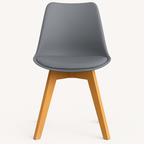 Silla Tulip Gris| Diseño Moderno y Confort para tu Hogar