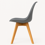 Silla Tulip Gris| Diseño Moderno y Confort para tu Hogar