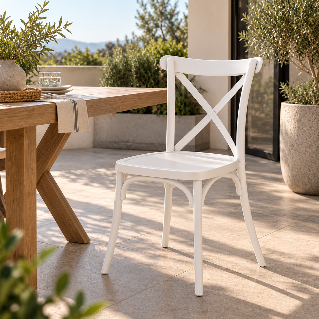Silla Crossback de Polipropileno - Colores
