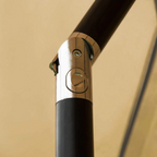 Quitasol Terraza Recto 2,7 Mt Beige + Base 22 Litros