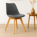 Silla Tulip Gris| Diseño Moderno y Confort para tu Hogar