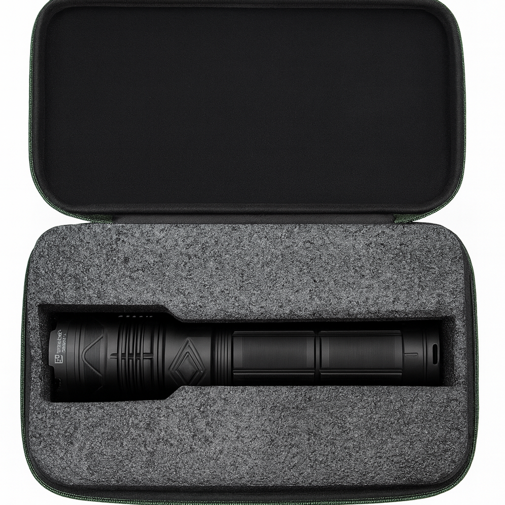 Linterna Táctica de Seguridad | 6000 lúmenes, recargable y resistente