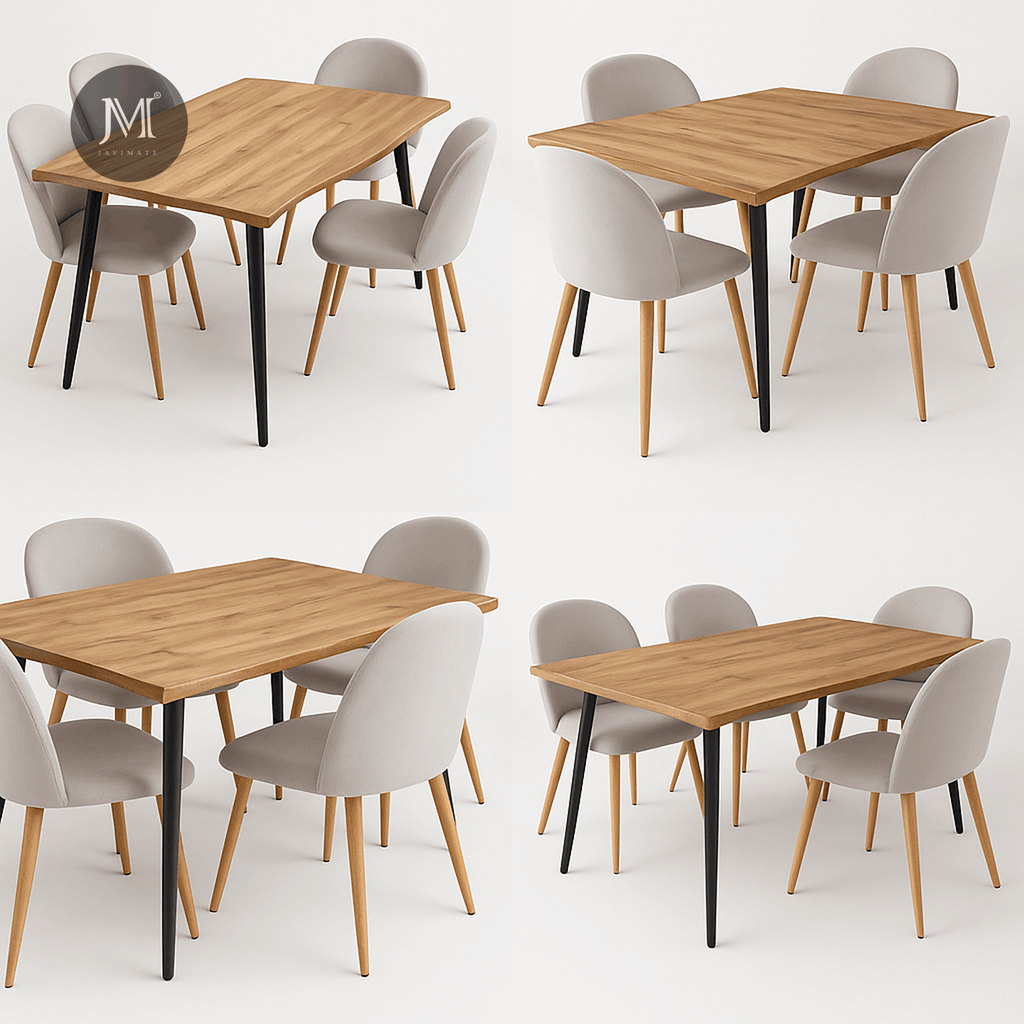 Comedor Mesa Aneto | Diseño Escandinavo y Confort