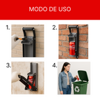 Aplasta Latas con Agarre Suave | Compacto, Resistente y Seguro