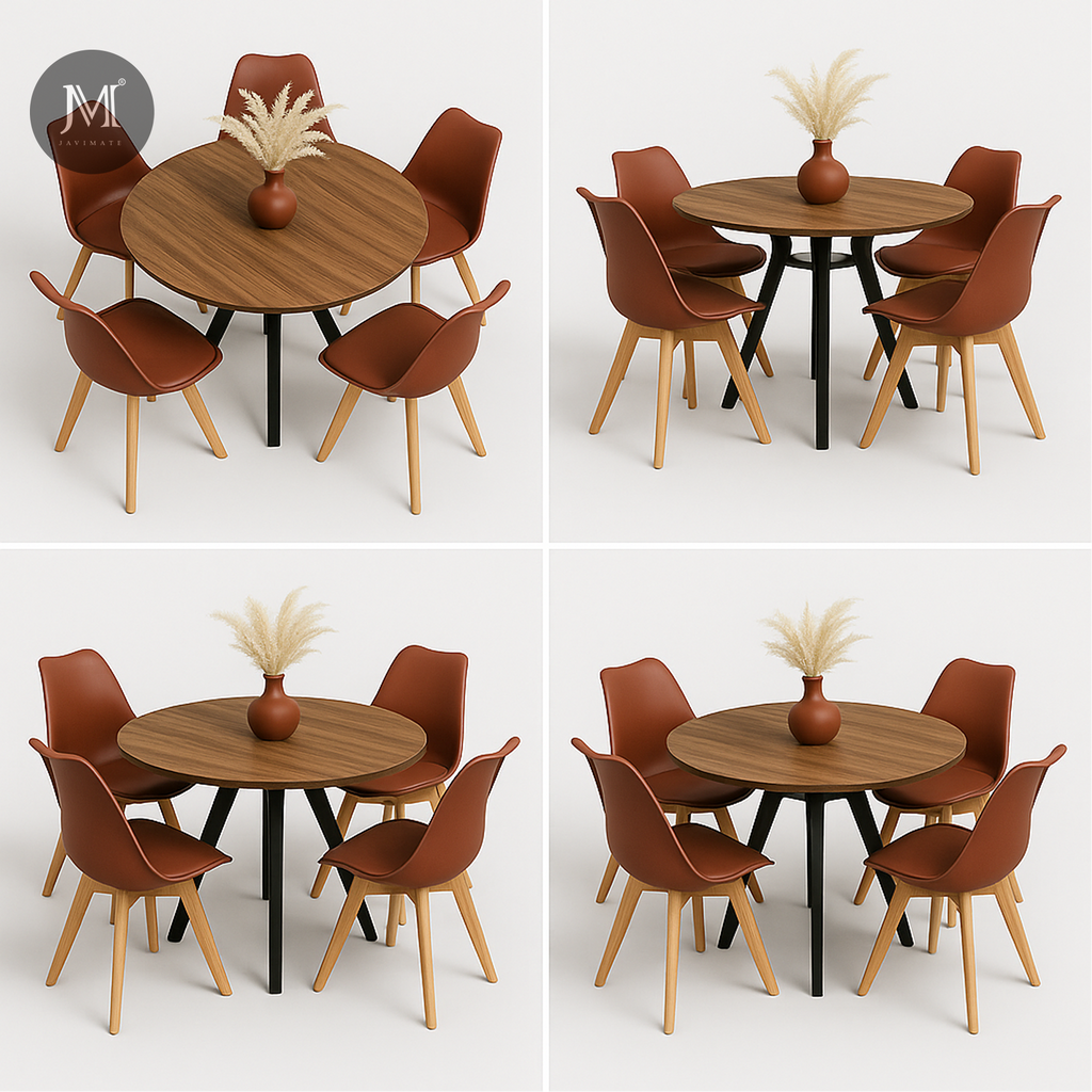 Comedor Beni Aura | Sillas Color Café