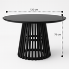 Mesa Redonda Escandinava | Diseño Ligero y Elegante