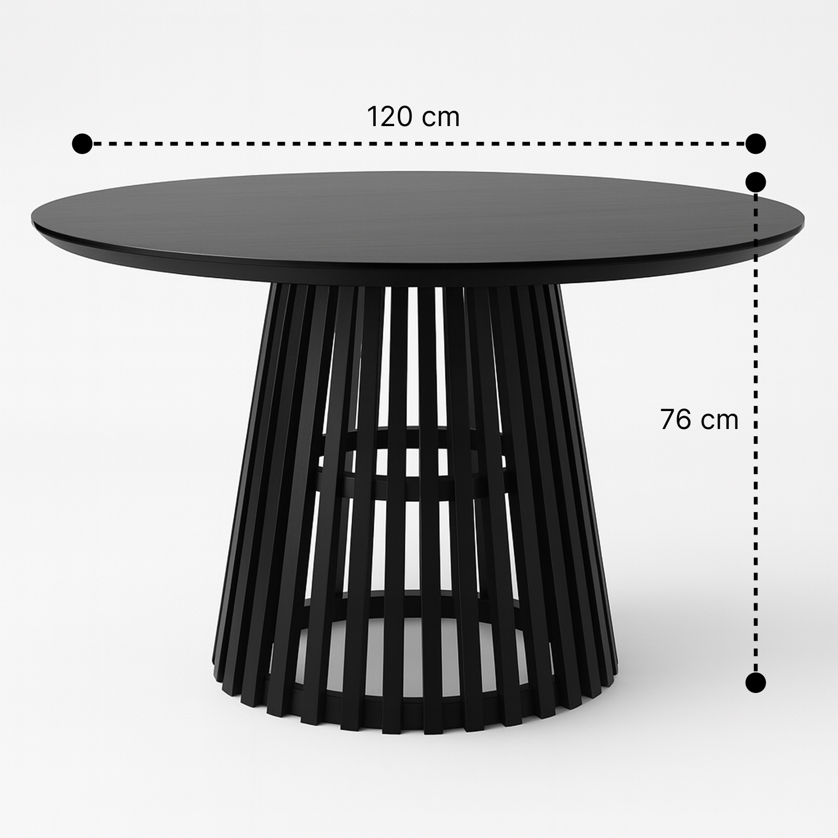 Mesa Redonda Escandinava | Diseño Ligero y Elegante