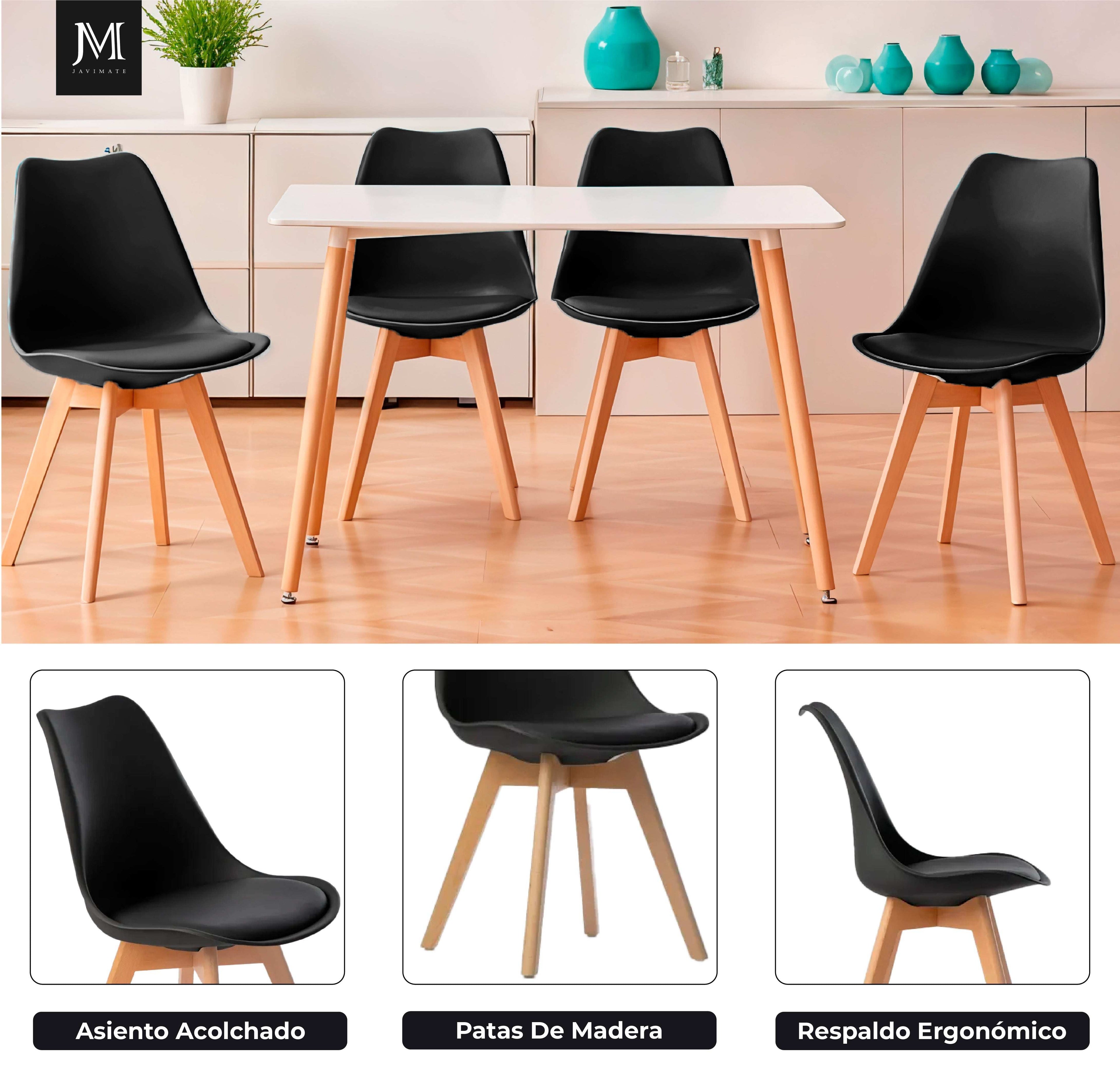 Silla De ComedorTulip Negra