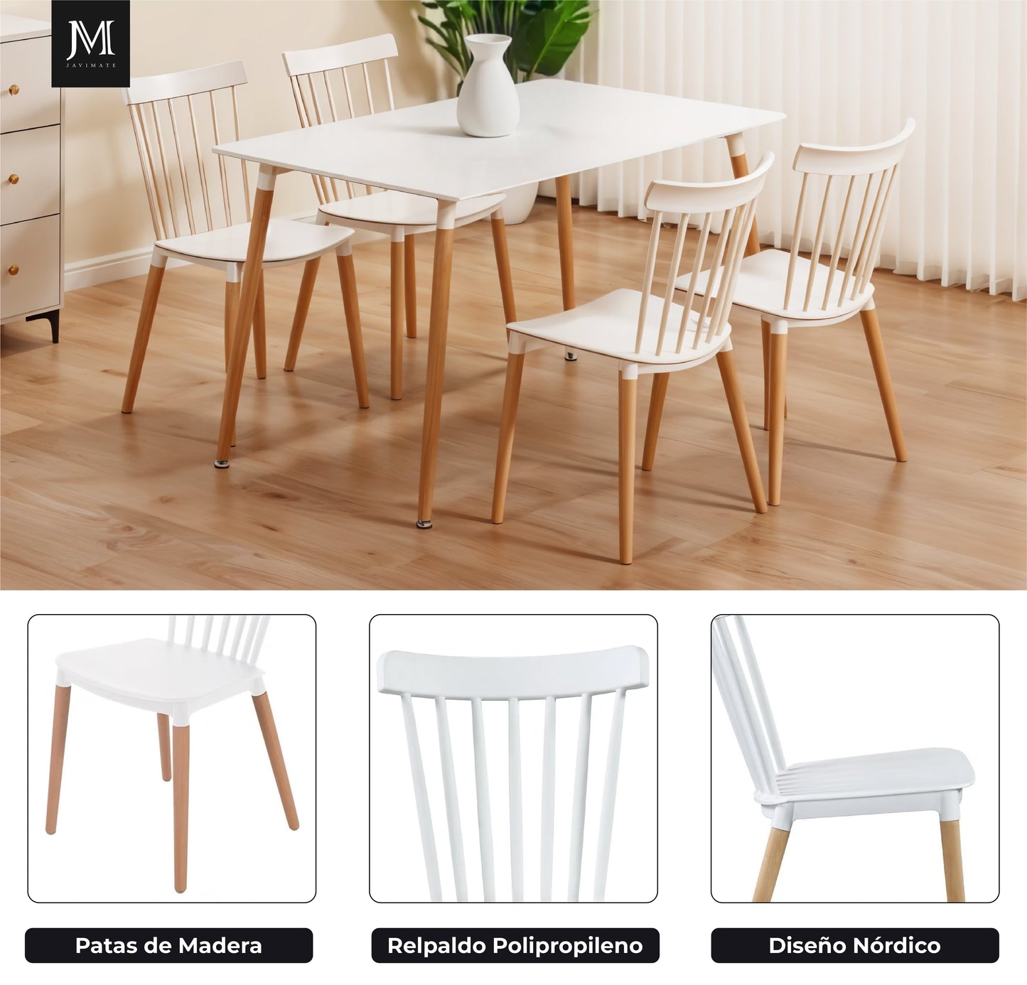 Silla Windsor Blanca