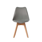Pack 4 Sillas Tulip Gris