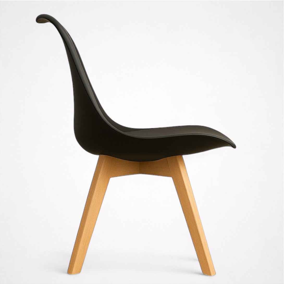 Silla De ComedorTulip Negra
