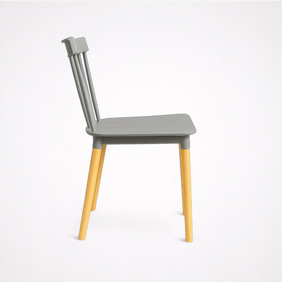 Silla Windsor Gris