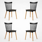 Pack 4 Sillas Windsor Negra