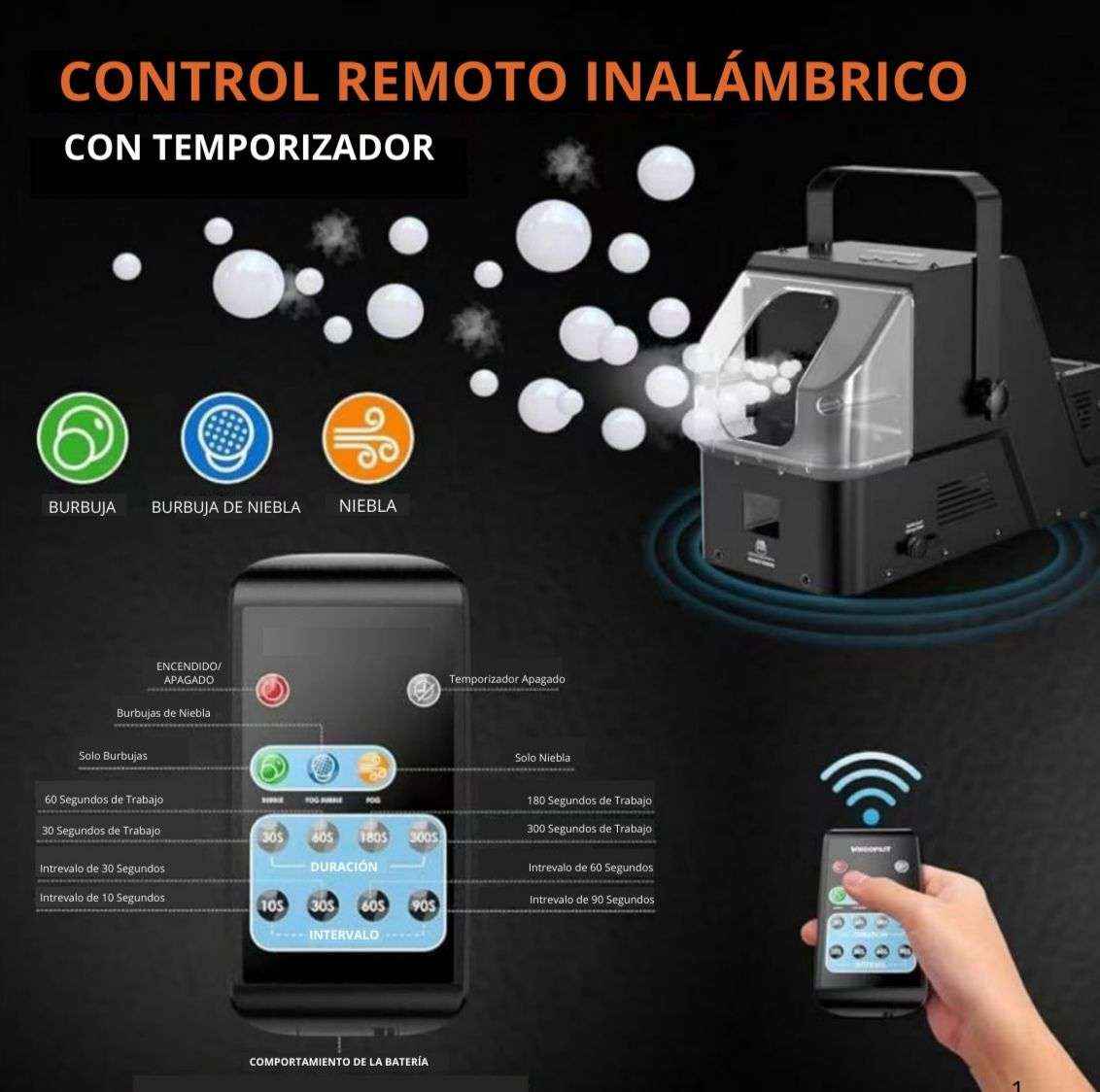 Máquina de Burbujas de Humo | Efectos Mágicos para Eventos