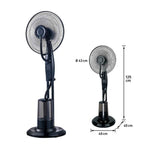 Ventilador Nebulizador, Agua, Casa, Oficina, 16"