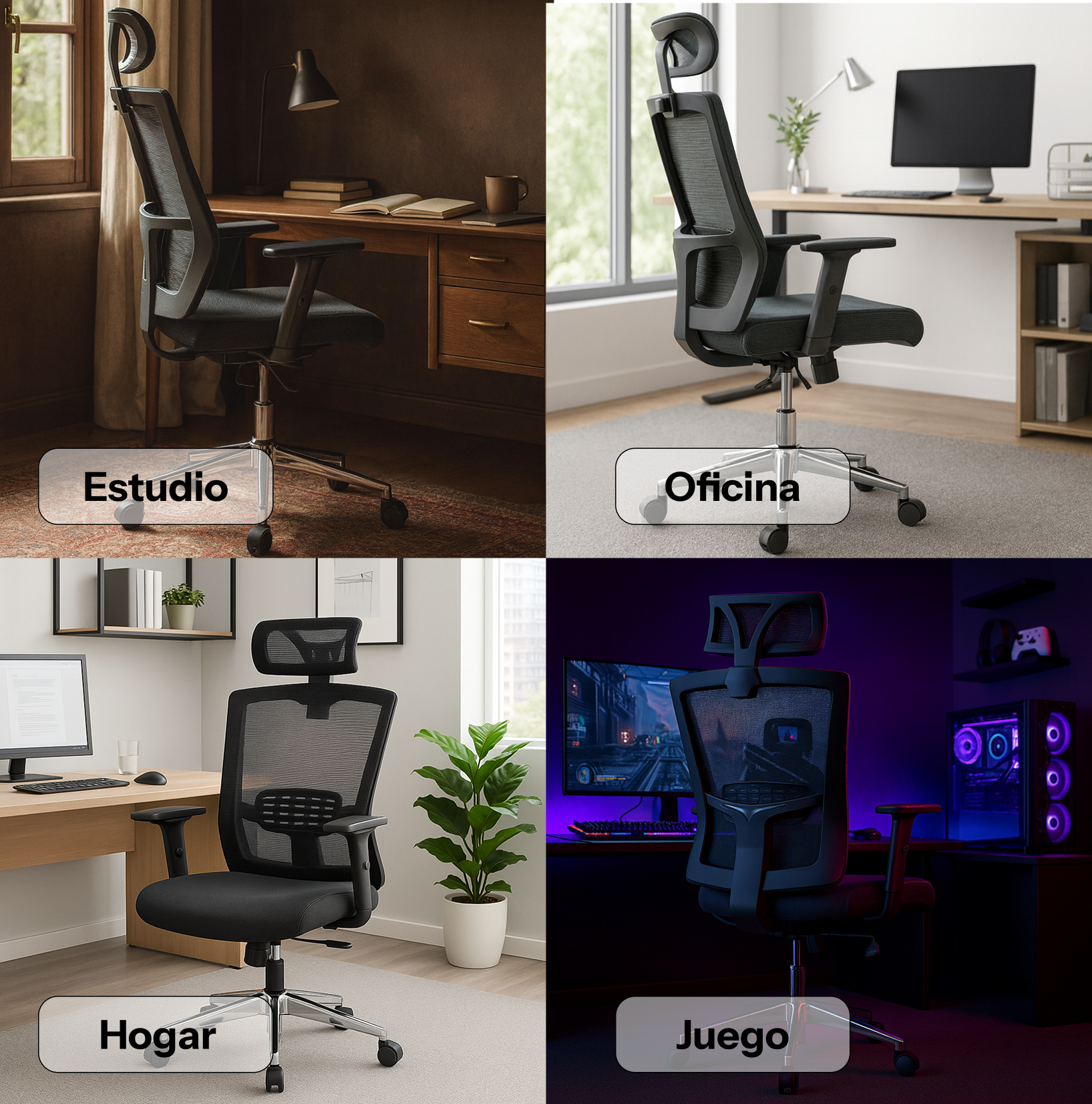 Silla De Oficina Ergonomica Pro 2
