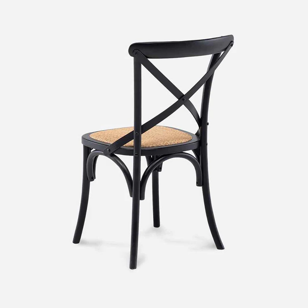 Silla Crossback Madera Negro