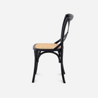 Silla Crossback Madera Negro