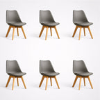 pack 6 tulip color gris
