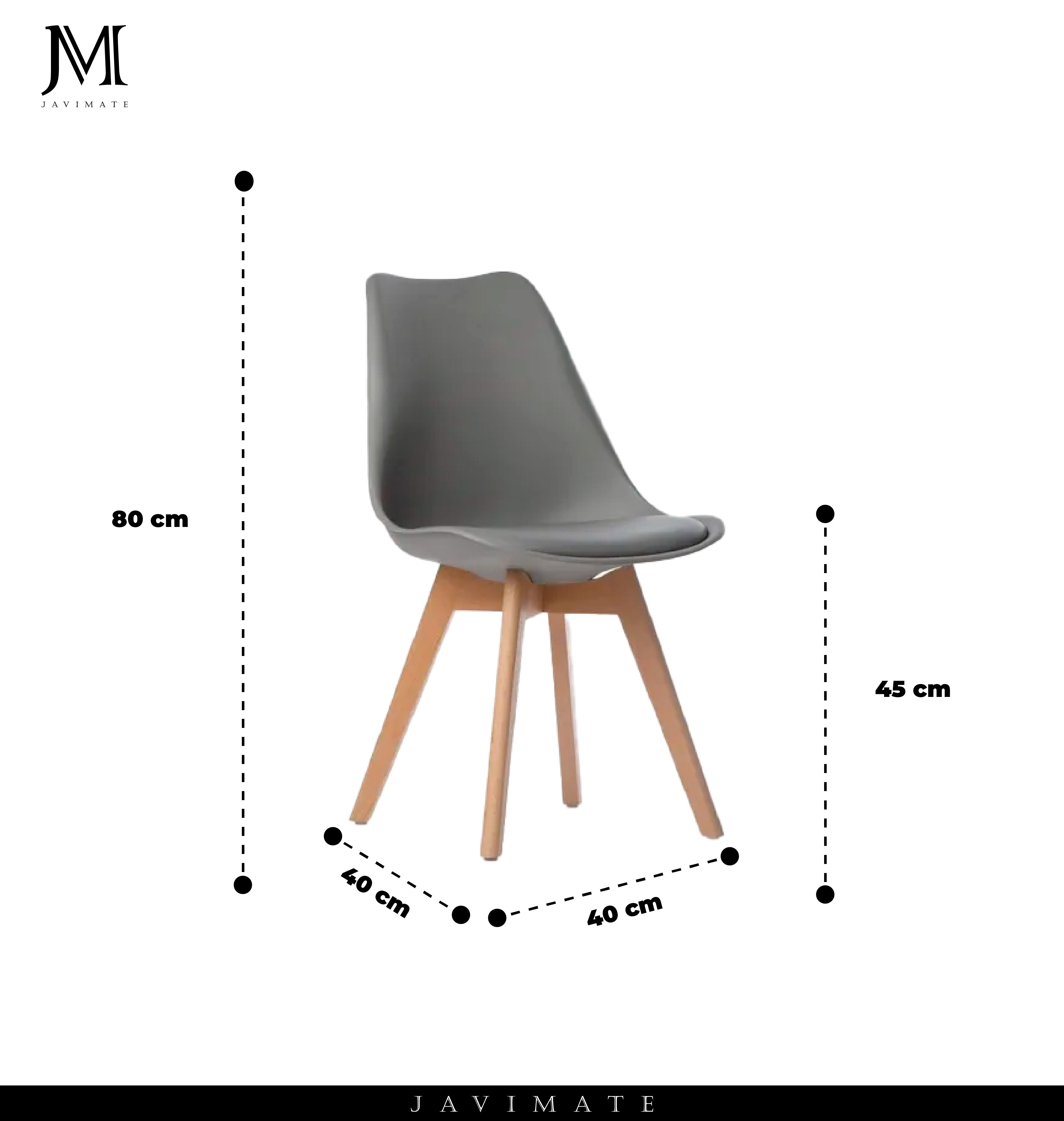Silla Tulip Gris| Diseño Moderno y Confort para tu Hogar
