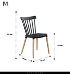 Silla Windsor Negra