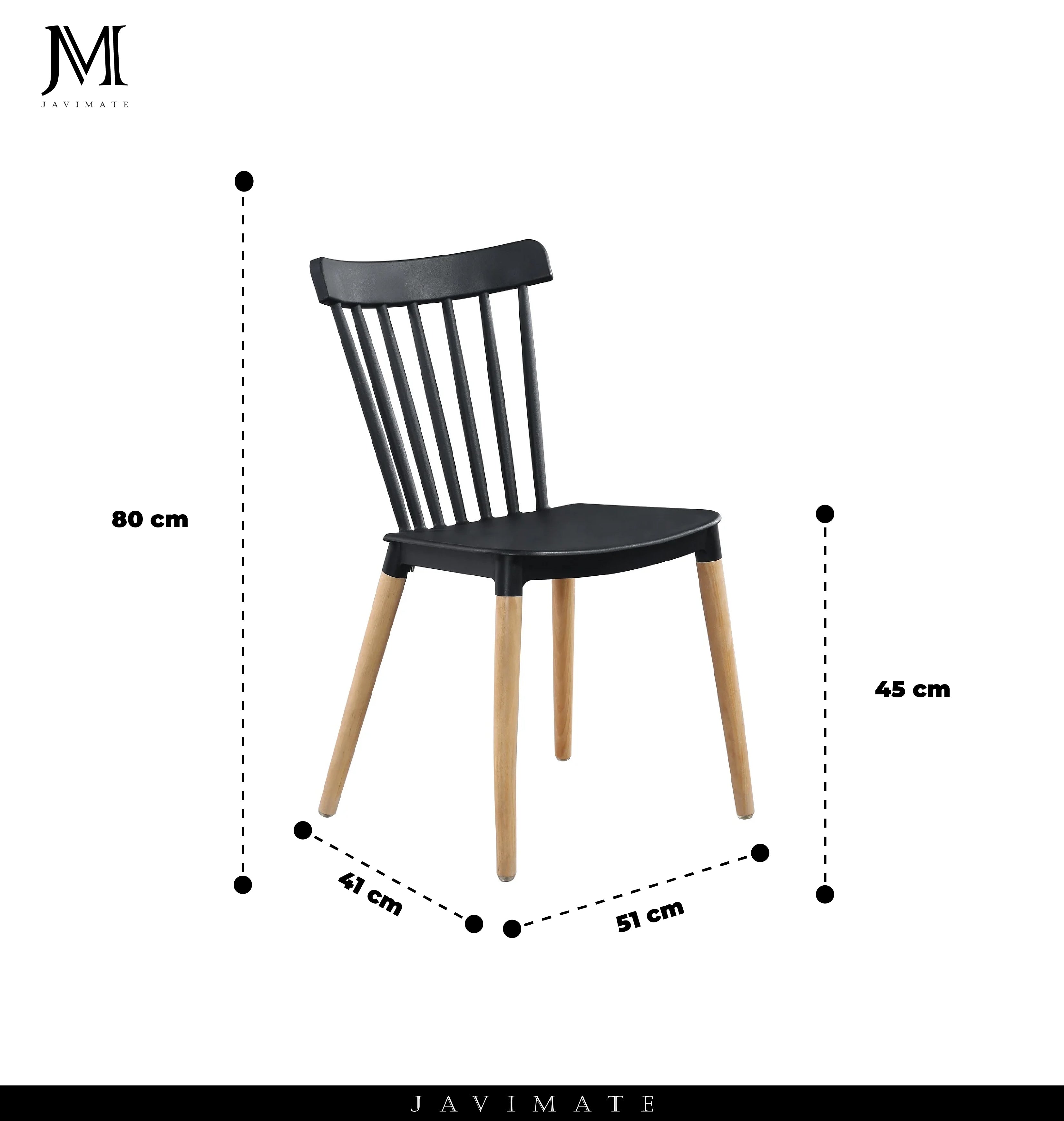 Silla Windsor Negra
